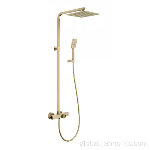 Thermostatic Brass Bath Shower Mixer Constant Temperature Bathroom Shower Faucet Supplier